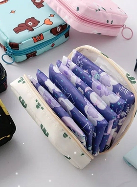 Multi Function Portable Sanitary Pad Storage Bag Tampon Pouc