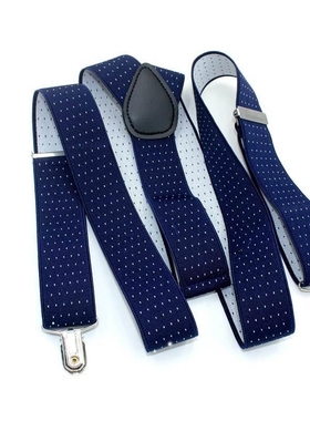 Men's suspenders 3 clip pants suspenders extended suspen