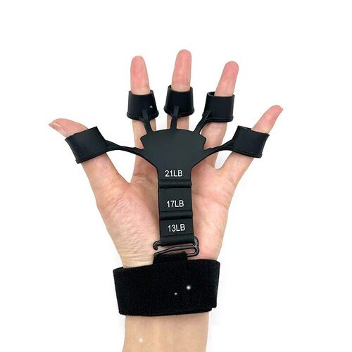 1pcs Silicone Gripster Grip Srengthener Finger Sretcher Hand