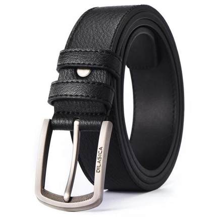 Mens Waist Belt Men Belts Leather Man For Jeans Black Male