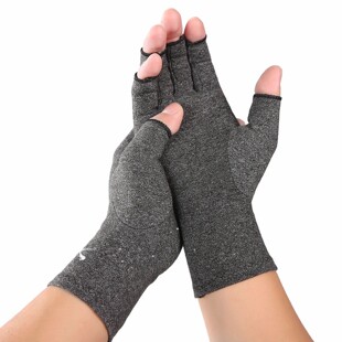 Relieve Hand Discomfort with 1pair Fingerless Compression Gl