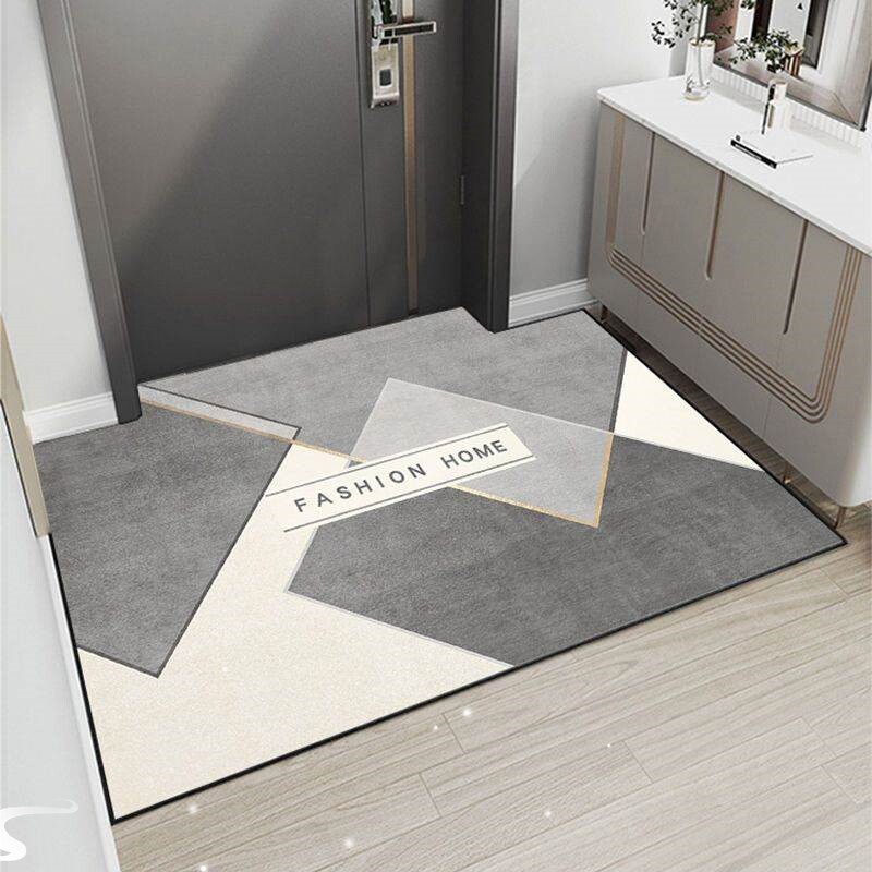 Entry door floor mat can be cut foot mat porch door carpet