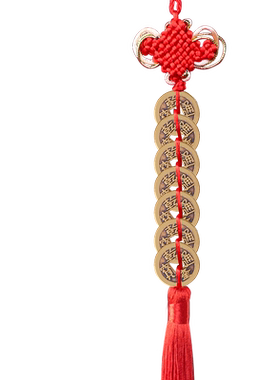 乾隆通宝门对门吉祥结挂件压门槛