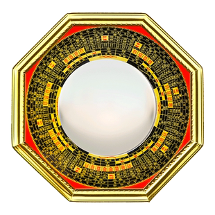 八卦镜凸镜化解室外有尖角大门窗户店铺对房屋突角凹面阳台对壁刀