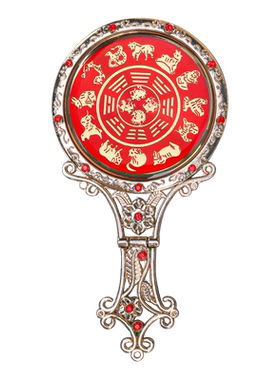 八卦镜纯铜家用镜子铜镜十二生肖