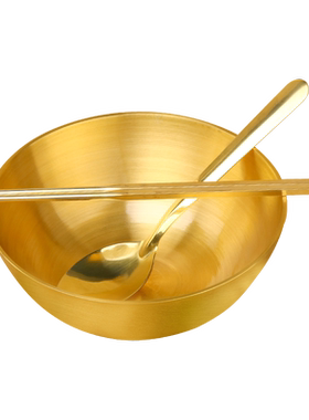 铜碗摆件套装三件套家用供佛用品