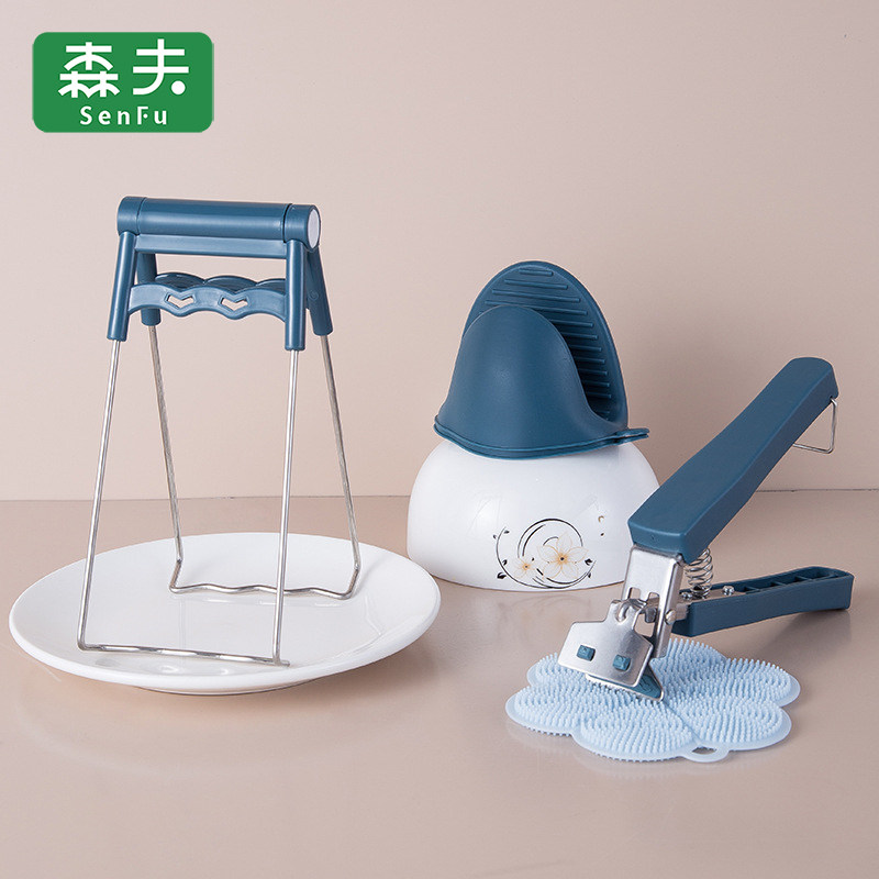 取碗夹防烫夹夹子厨房神器碗夹盘子夹蒸菜夹取器防滑防烫手夹盘提_虎窝淘