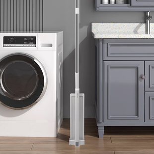 2025升级款免手洗拖把45CM加粗加宽配2块拖布