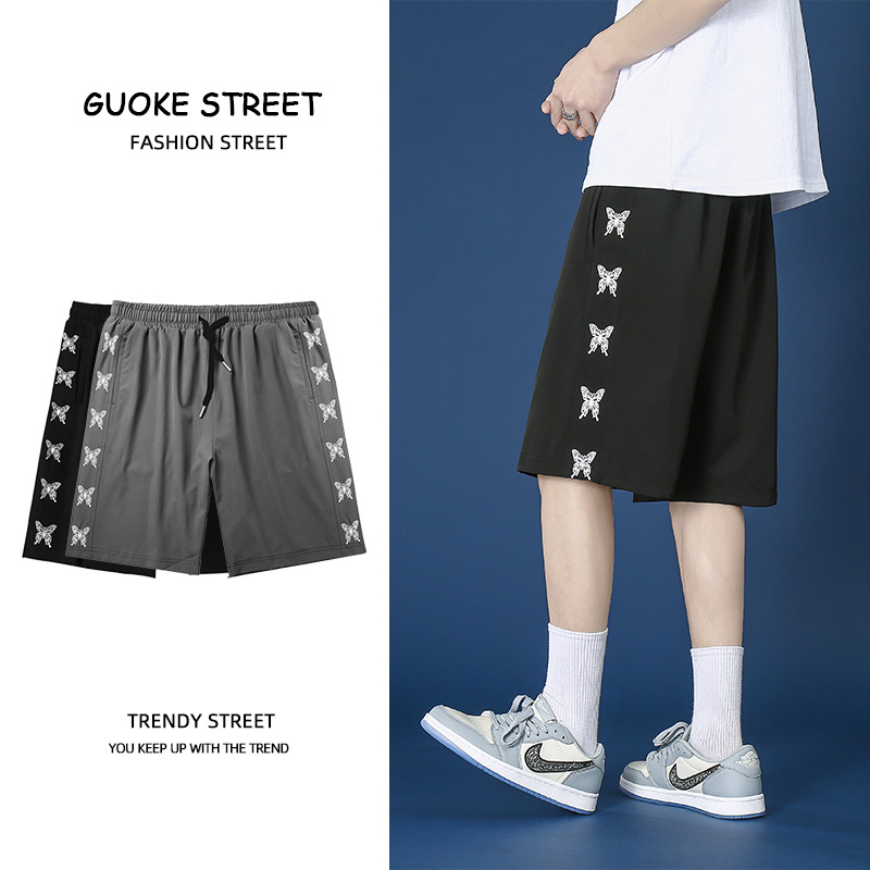 韩版潮流印花外穿ins休闲短裤