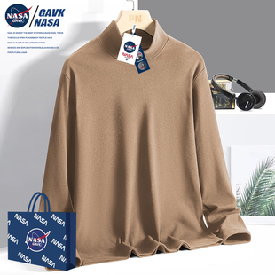 NASA GAVK2023德绒百搭潮牌新品男女同款潮流修身上衣男运动卫衣