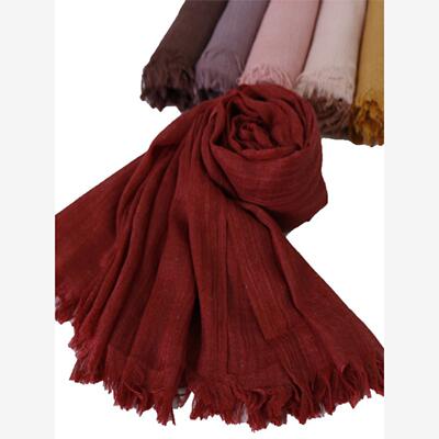 Women scarf Pure color TR cotton scarf 女士棉休闲围巾VS130