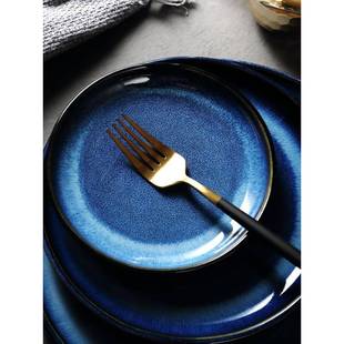 Restaurant Steak Plate New Matte Western Nordic Wes Ceramic