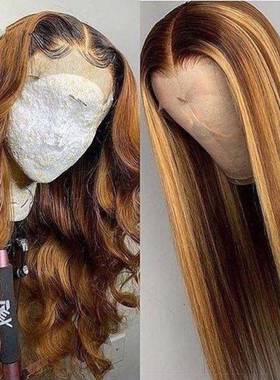 highquality Wigs Human Hair Beautiful Root Lace Remy Bun假发