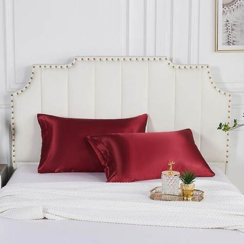 Silk Pillowcase Pillow Cover Silky Satin Hair Beauty Pillow