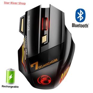 Wireless Gaming Mouse Gamer Com Bluetooth Rechargeable