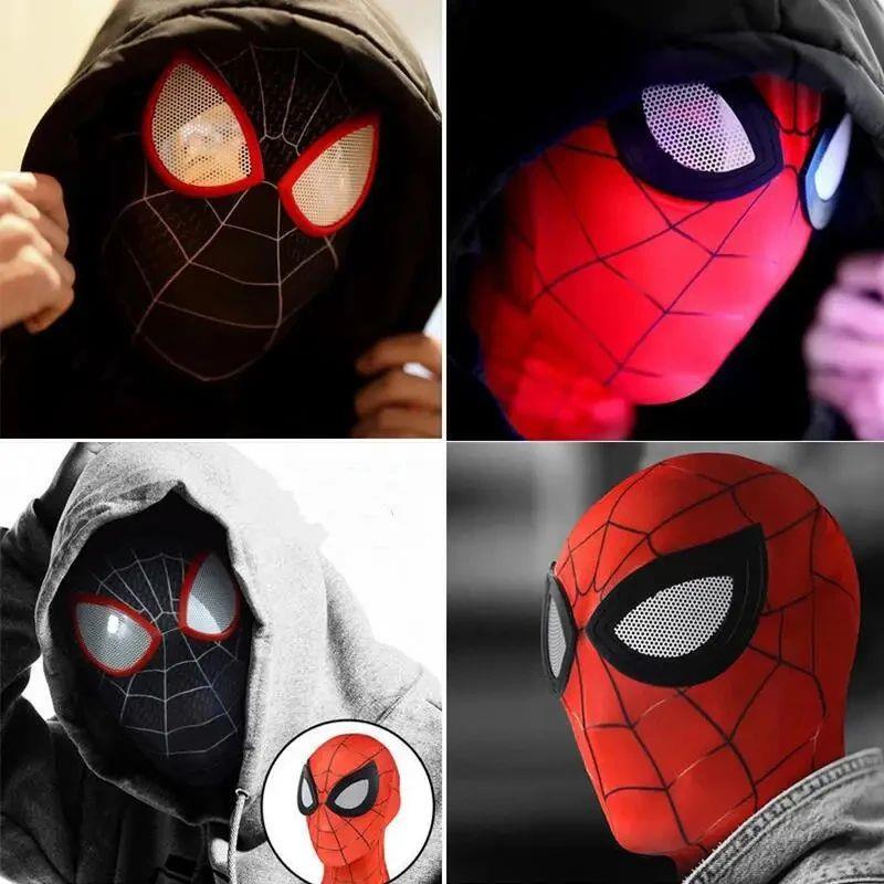Spiderman Mask Superhero Miles Morales Peter Parker