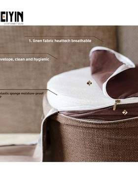 Can wash linen cushion tatami heighten thick futon floor sit