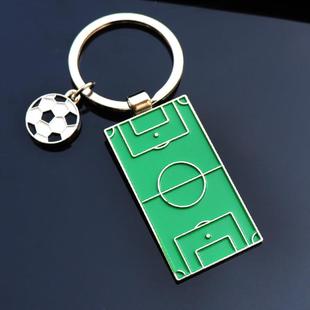 Mini Football Baketball Court Keychain For Men Women occer