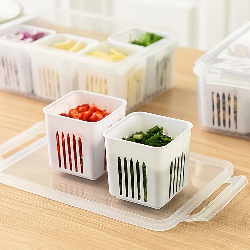Refrigerator Storage Box Fridge Organizer Vegetable Fruit Fr