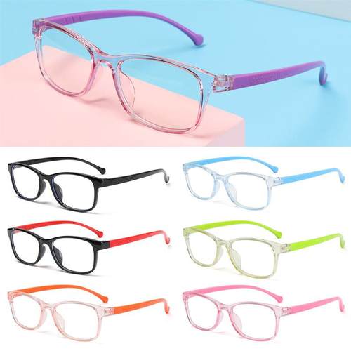 Square Anti-blue Light Kids Glasses Optical Frame Children B