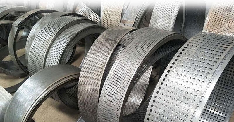 玉米粉碎机筛网加厚罗底罗片筛片锣底筛子饲料机配件滤网罗圈1.5