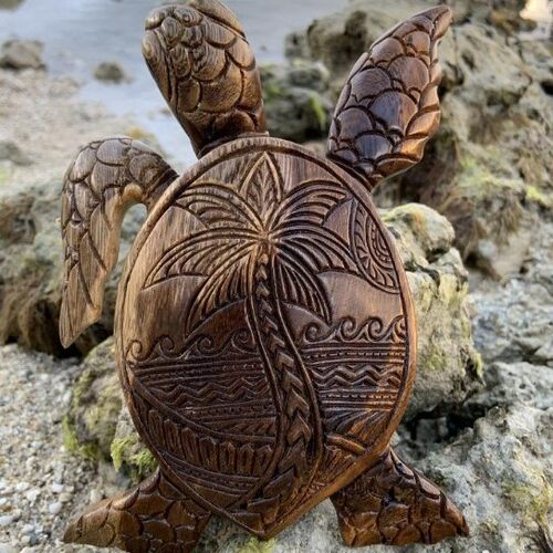 新款 夏威夷海龟 海滩摆件户外装饰树脂工艺品 仿真海龟摆件