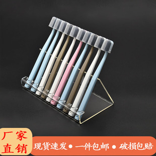 超市柜台亚克力牙刷香线美线钢笔铅笔展示架香桶展会文具店陈列架