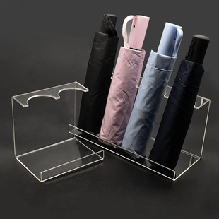 文具店超市专柜雨伞桌面展示架亚克力太阳伞折叠伞陈列架收纳支架