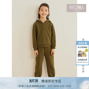 纯棉男女童运动休闲卫裤 erdosKIDS 鄂尔多斯童装
