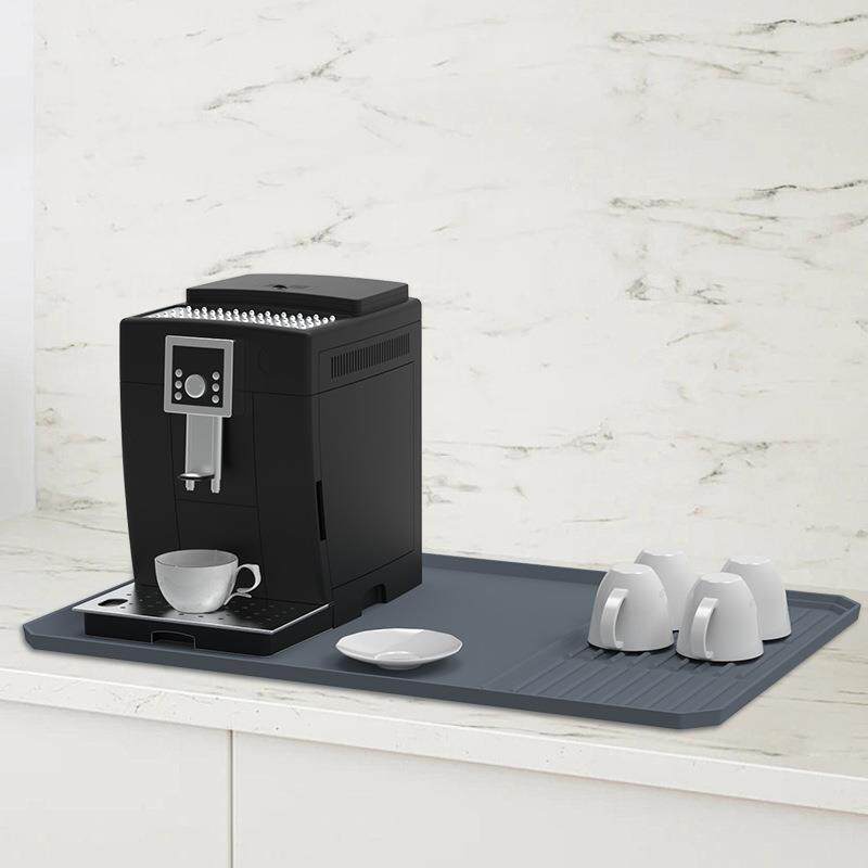 咖啡机垫coffee machine mat厨房吧台杯垫沥水垫碗筷垫硅胶易清洗