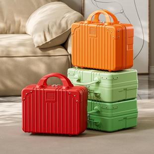 14寸礼盒手提箱子小行李箱女化妆箱伴手礼小型轻便迷你旅行收纳箱