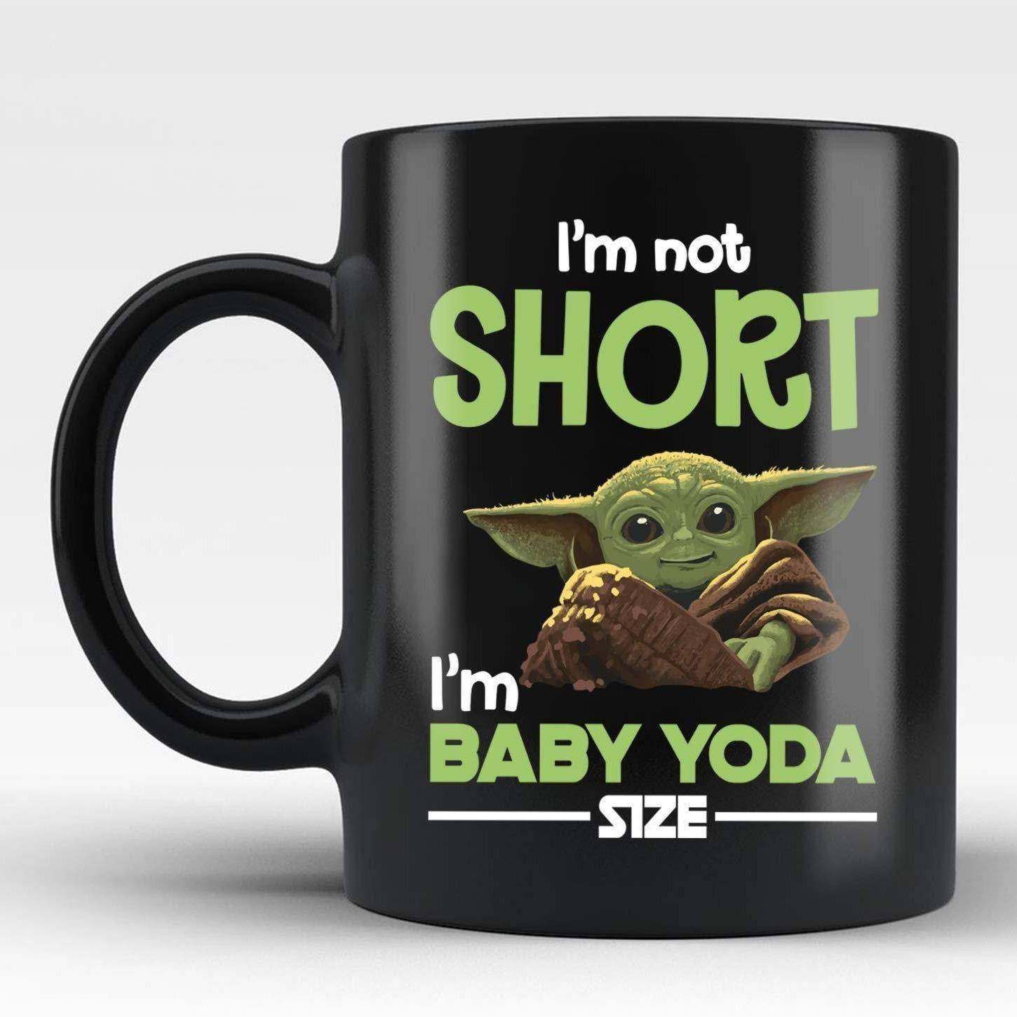 星球大战Baby Yoda尤达宝宝曼达洛人陶瓷咖啡马克杯子茶水杯Groot
