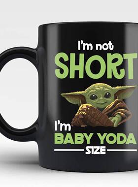 星球大战Baby Yoda尤达宝宝曼达洛人陶瓷咖啡马克杯子茶水杯Groot