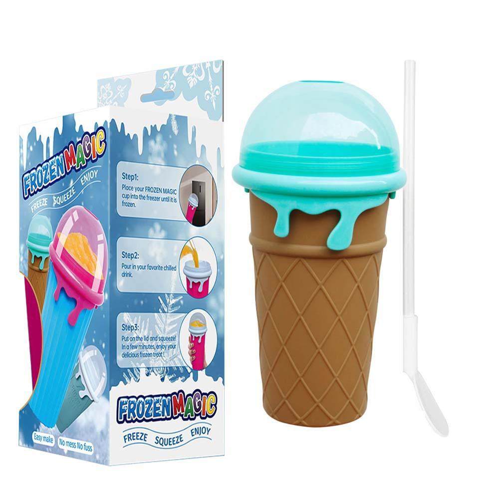 新款升级500毫升大容量冰沙杯夏日摇摇冰沙杯夏天捏捏杯网红制冷,餐饮具,随手杯,淘宝优惠券,粉丝福利购,淘宝优惠卷