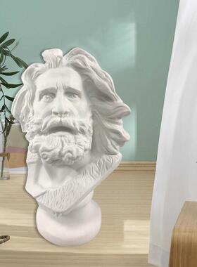 北欧风格简约家居树脂仿石膏马赛艺术雕像人物雕塑客厅 洒柜摆件