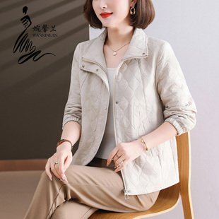 中老年女装2026新款妈妈装早春时尚外套洋气上衣显瘦遮肉品牌夹克