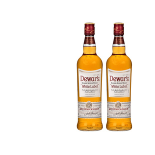 Dewar’s 帝王白牌1000ML双瓶 苏格兰调和威士忌海外进口洋酒调酒