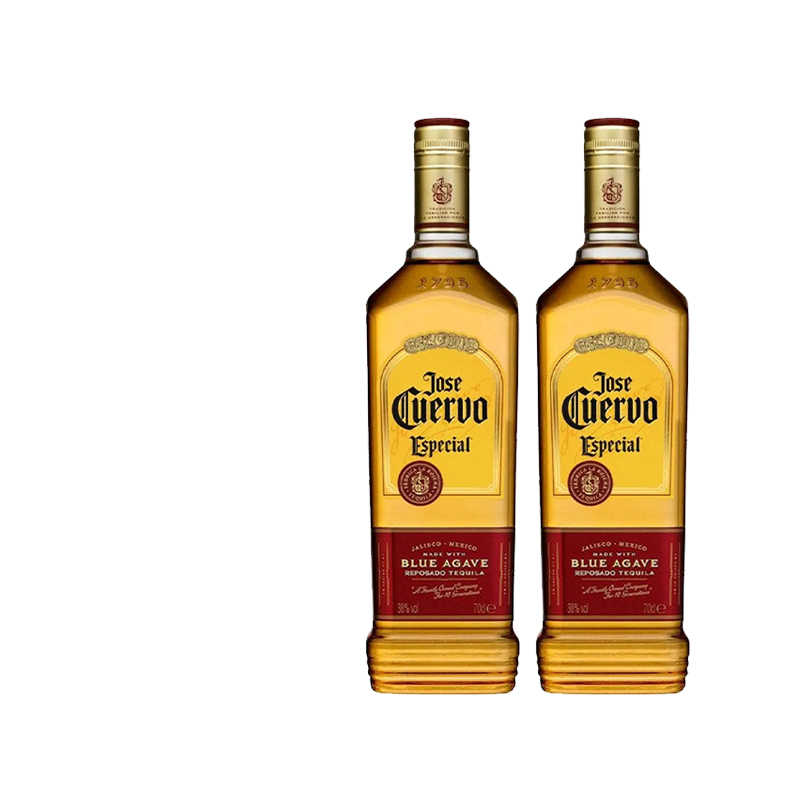 JOSE CUERVO 豪帅快活金标龙舌兰酒双瓶墨西哥进口鸡尾酒基酒洋酒
