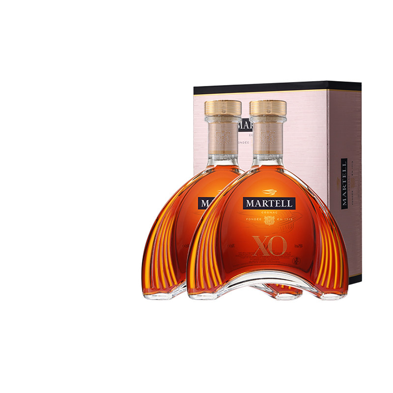 马爹利xo拱桥700ml 2瓶组合装 海外原装进口干邑 白兰地正品洋酒