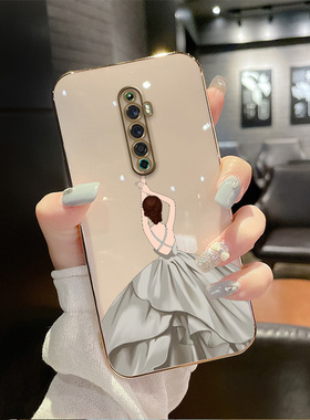 opporeno手机壳reno2超薄reno2z女款ren02z硅胶PCKM80软壳0PP0创意opop保护套镜头全包防摔个性简约时尚网红