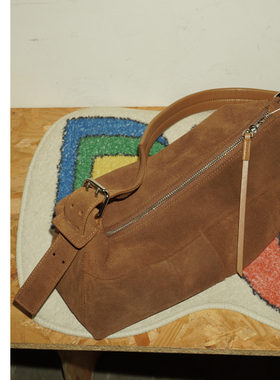 Abbott Vintage【腊肠包】牛皮女包磨砂长款托特包简约复古单肩