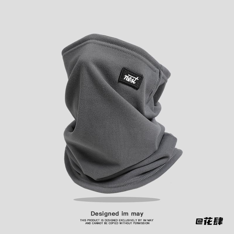 秋冬季护颈旅游百搭围脖套头帽挂耳厚围脖套自行车全棉套夏季面巾