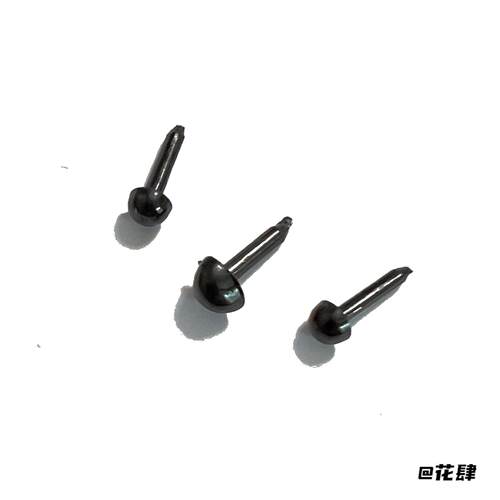 狗鼻子DIY玩具泰迪钩针玩偶眼睛鼻子配件DIY毛绒带杆三角