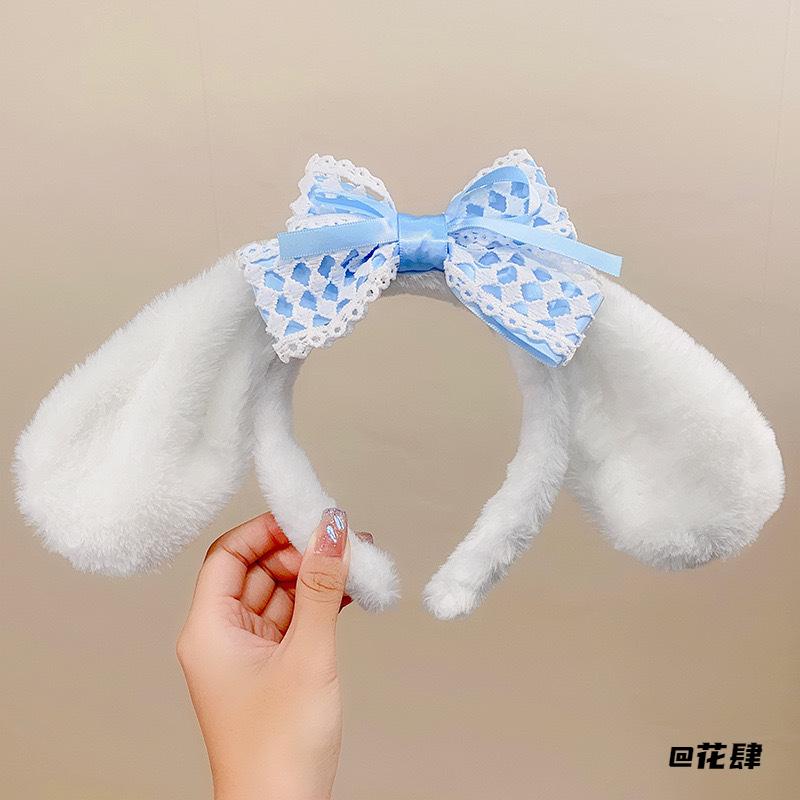 趣味头饰玉桂狗头箍迪士尼发箍网红蝴蝶结搞怪风周边毛绒公仔女
