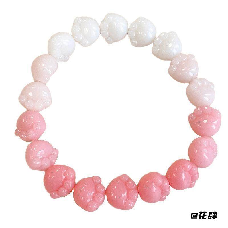 新中式绕指柔闺蜜手串手饰手串珠手链小猫爪可爱渐变手捻圆珠气质,饰品/流行首饰/时尚饰品新,多宝手串,淘宝优惠券,粉丝福利购,淘宝优惠卷