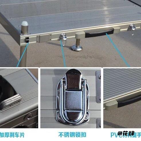 五金锁中箱锁扣工具锁带锁铝合金箱搭扣工具箱包木箱扣箱锁侧边锁