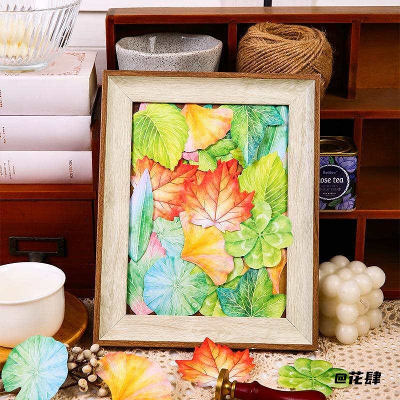 留言板标签礼物留言备忘卡通植物心愿墙贴纸条便签幼儿园diy