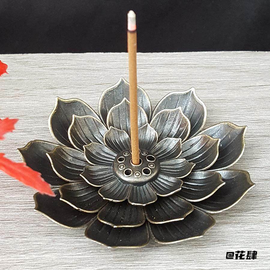 插线香铜香插香盘香架托盘仿古铜小香炉清新空气香炉工艺品线香,家居饰品,桌面摆件,淘宝优惠券,粉丝福利购,淘宝优惠卷