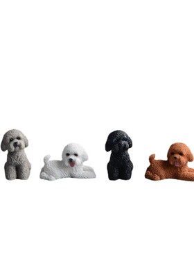 车载狗狗可爱柯基犬吉娃娃桌面礼物车饰品袖珍车内摆件玩具田园犬
