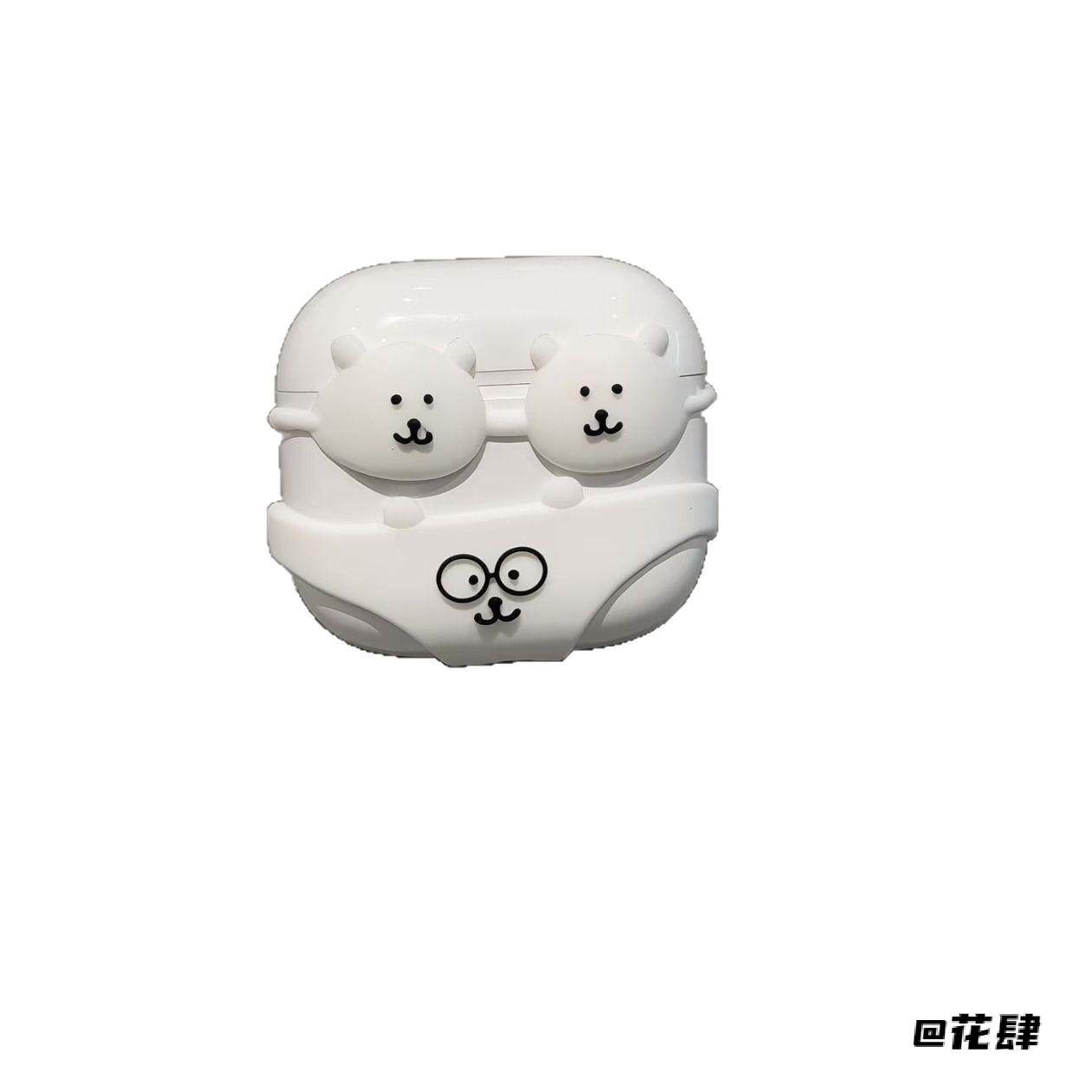 自嘲熊比基尼耳机套防摔适用苹果自嘲熊趣味比基尼小红书抖音同款